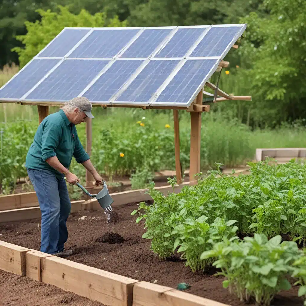 Cultivating a Green Future: Community Gardens and Renewable Energy Partnerships