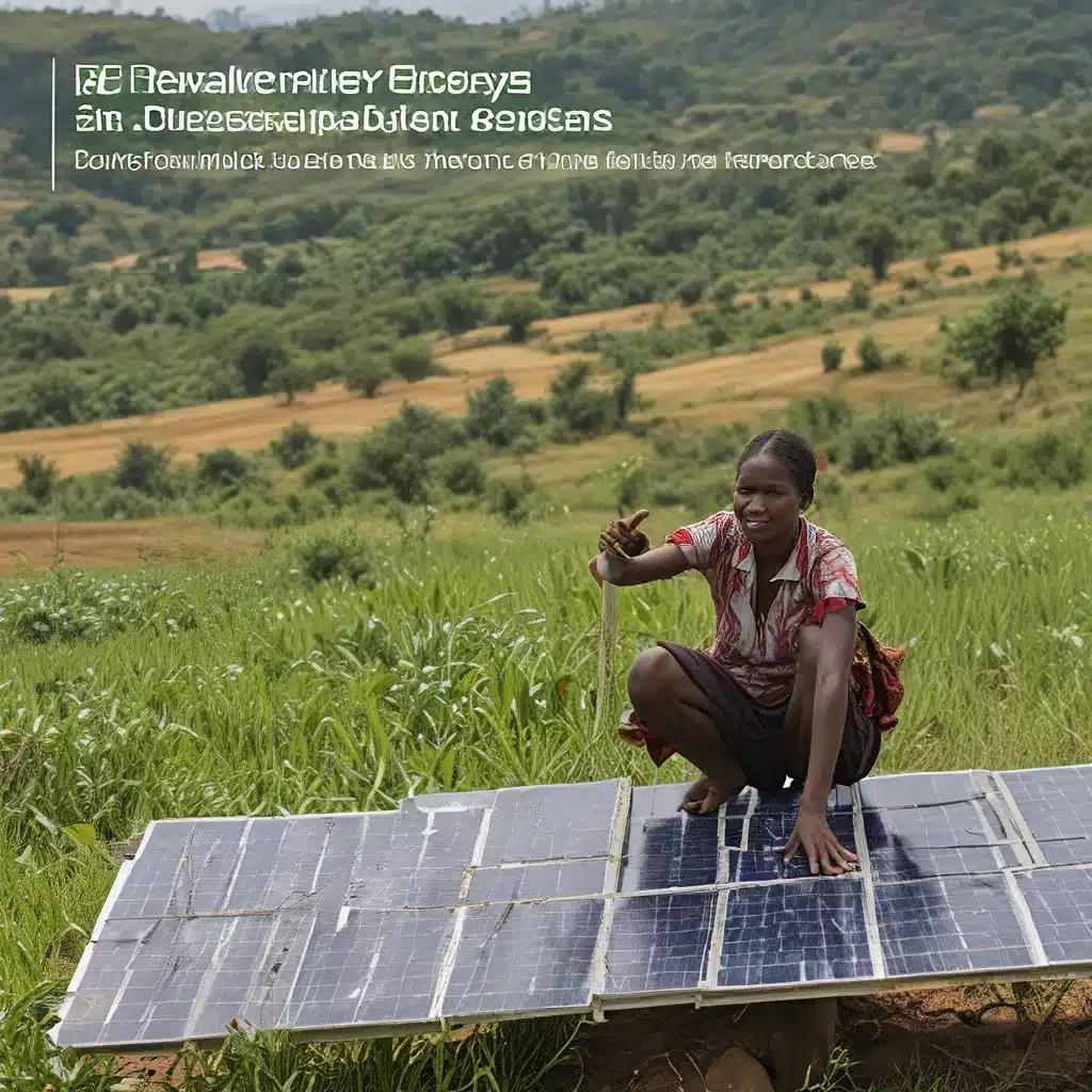 Renewable Energy in Developing Nations: Powering Sustainable Development